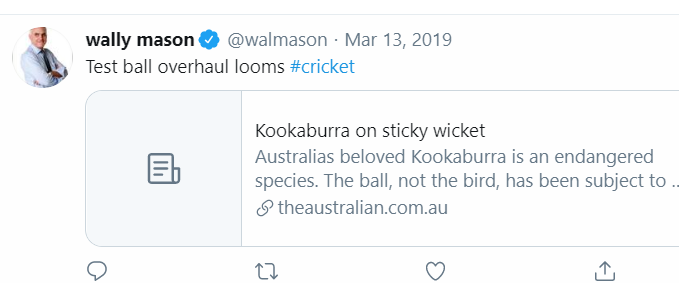 Test Ball, Tweet